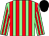 Light green and red stripes, black cap (The Movie Legend Partnership)