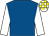 Royal blue, white sleeves, white & yellow check cap (Liam Curran)