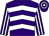Purple, white chevrons, striped sleeves, hooped cap (The Deflators & Partner)