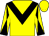 Yellow, black chevron, diabolo on sleeves (Mr Grant Horsfield)