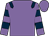Mauve, dark blue epaulets, hooped sleeves (Andrew Cocks And Tara Johnson)