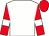 White, red sleeves, white armlet, red cap (John Geoghegan)