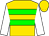 Gold, two green hoops, white sleeves, two gold hoops (William Bartlett)