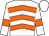 White, orange chevrons and armlets (Ryedale Racing)