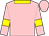 Pink, yellow collar, yellow armlets on pink sleeves (Ama Deus Racing)