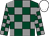 Dark green and grey check, white cap (Greenfield Racing)