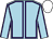 Light blue, purple seams, white cap (Mrs Edwina Finn)
