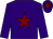 Purple, maroon star and star on cap (The Valentine Partnership)