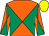 Emerald green & orange diablo, yellow cap (Brian Comer)