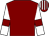 Maroon, white sleeves, maroon armlet, maroon & white striped cap (C B R Syndicate)