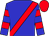 Blue, red sash, hooped sleeves, red cap (Mr Y Ebrahim &