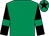 Emerald green, black sleeves, emerald green armlets, emerald green cap, black star (Mr M Stewkesbury)