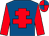 Royal blue, red cross of lorraine and sleeves, red and royal blue quartered cap (Eric Chapman And Douglas Pryde)