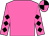 Hot pink, black diamonds on sleeves, hot pink and black quartered cap (Thomsen Racing, Llc)