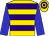 Gold, purple hoops, blue sleeves (Lawrence, Dalton And Lawrence, Joan)