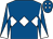 Royal blue, white triple diamond, diabolo on sleeves and diamonds on cap (Mr Sean Murphy)