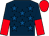 Dark blue, royal blue stars, dark blue and red halved sleeves, red cap (The Brooks, Stewart Families & P J Vo)