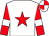 White, red star, red sleeves, white armlet, red & white quartered cap (Damien J Kelly & Colin Kelly)