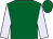 Kelly green, lavender sleeves, kelly green cap (Joan Egan)