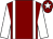 Maroon, white braces, white sleeves, maroon, white star cap (Sh Saeed bin Mohd Al Maktoum)