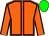 orange, black seams, green cap (Bouresly Racing Syndicate)