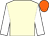 Cream, white sleeves, orange cap (Mr Syed Pervez Hussain)