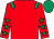 Red, emerald green epaulets, red sleeves, emerald green stars and cap (Mr Mark Barlow)