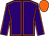 Purple, orange seams, orange cap (Mr S Curran)