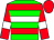 Green, red & white hoops, red & white bars on sleeves, red cap (Kahn, Brian And Vanmeter, Tom)