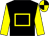 Black, yellow hollow box and sleeves, yellow and black quartered cap (Mr Richard Powell)