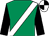 Emerald green, white sash, black sleeves, black & white quartered cap (Sean Mac An Bhaird)