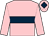 Pink, dark blue hoop, pink sleeves, dark blue diamond on cap (Simon Coker)