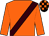 Orange, brown sash, black & orange check cap (Melvyn J Kennedy)