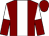 Maroon, white panel, halved sleeves, maroon cap (Plan B Partnership)