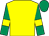 Yellow, emerald green sleeves, yellow armlets, emerald green cap (Glazing Refurbishment Ltd)