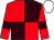 Red and brown (quartered), red sleeves, brown armlets, white cap (Mr M J Hills)