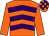 Orange & purple chevrons, orange sleeves, check cap (Victor McCrea)