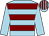 Light blue & maroon hoops, light blue sleeves, striped cap (Robert Alan Hennessy)