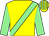 Yellow, light green sash and sleeves, striped cap (Mrs U Sweeney)