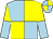 Light blue and yellow (quartered), yellow and light blue halved sleeves (K Alexander/ R Watts)