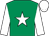 Emerald green, white star, white sleeves & cap (P Joseph O'Brien)