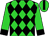 Lime green, black diamonds, black cuffs on sleeves, black stripe on lime green cap (Acker, Tom, Brown, Jr , Edward J , Sanford, Thomas C And Smith, Corey)