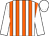 White and orange stripes, white sleeves and cap (Messrs C G & L F Scribante)