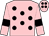 Pink, black spots, armlets and spots on cap (The Marine Team)