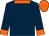 Dark blue, orange collar, cuffs and cap (The Breakfast Time Syndicate)