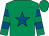 Emerald green, royal blue star, hooped sleeves (Morecool & Cool Racing 2)