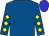 Royal blue, yellow diamonds on sleeves, blue cap (All Schlaich Stables Llc, Gatto Racing, Llc, Hollendorfer, Llc, Team Green, Llc And Cahill, James)