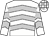 White with silver chevrons, checked cap (James Kwan Wai Ming & Leung Kam Chuen)