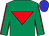 Green body, red triangle, green arms, red seams, blue cap (C Chevreux/jp Basle)