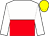 white and red halved horizontally, white sleeves, yellow cap (Ecurie Maulepaire)